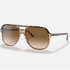 Ray-Ban BILL Tortoise Aviator Sunglasses
